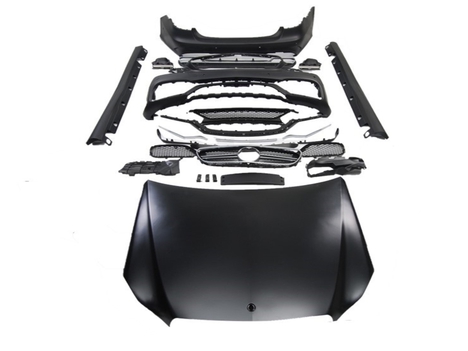 MERCEDES W212 IÇIN UYUMLU E63 BODY KIT KAPUTLU VERSIYON (2013-2015)